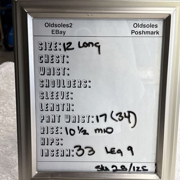 Levi’s 515 Bootcut Jeans Womens 12L Mid Rise Blue Stretch Denim Western Pockets - Picture 14 of 14